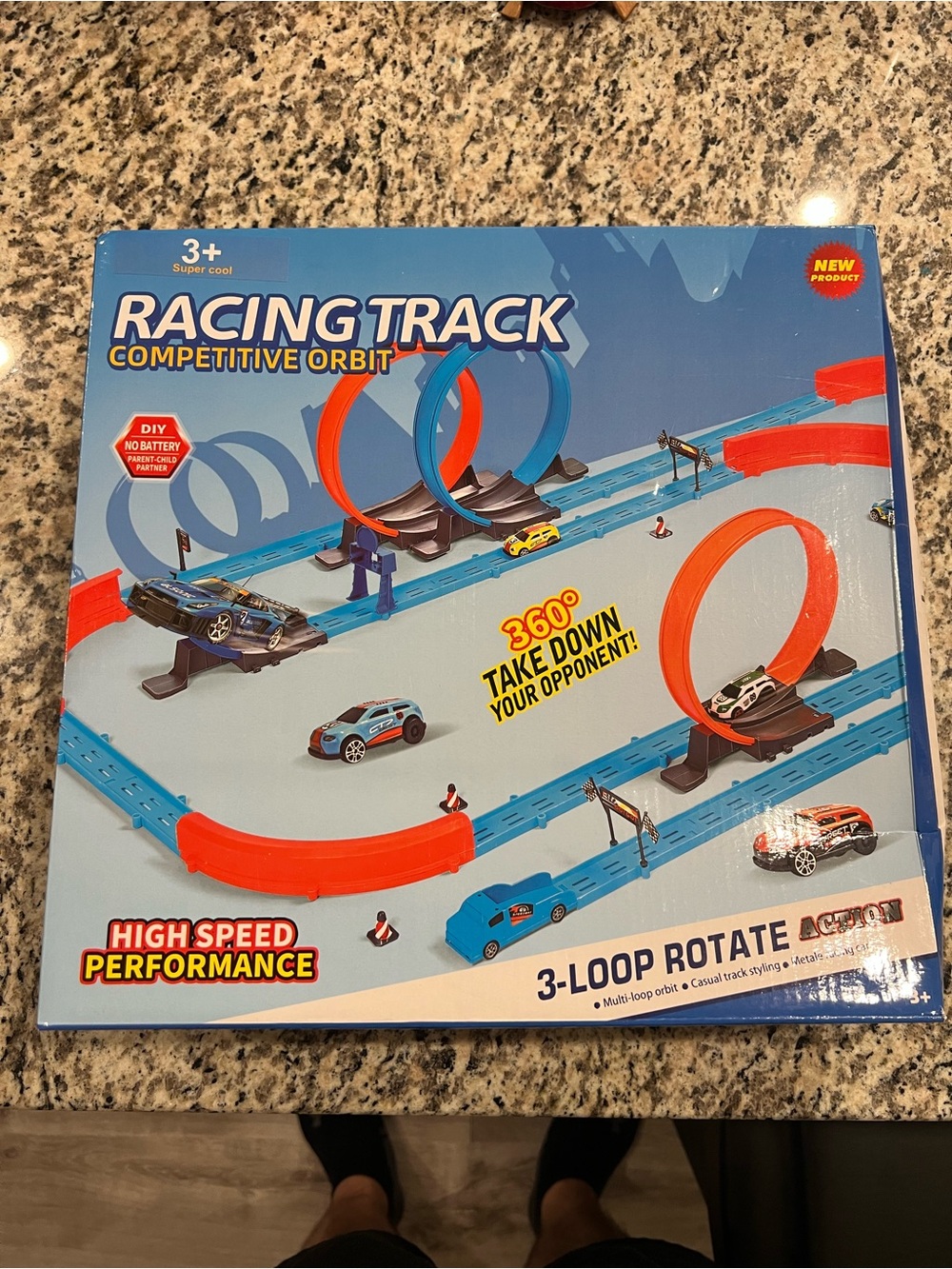 Racing Track Competitive Orbit 3-Loop Set -